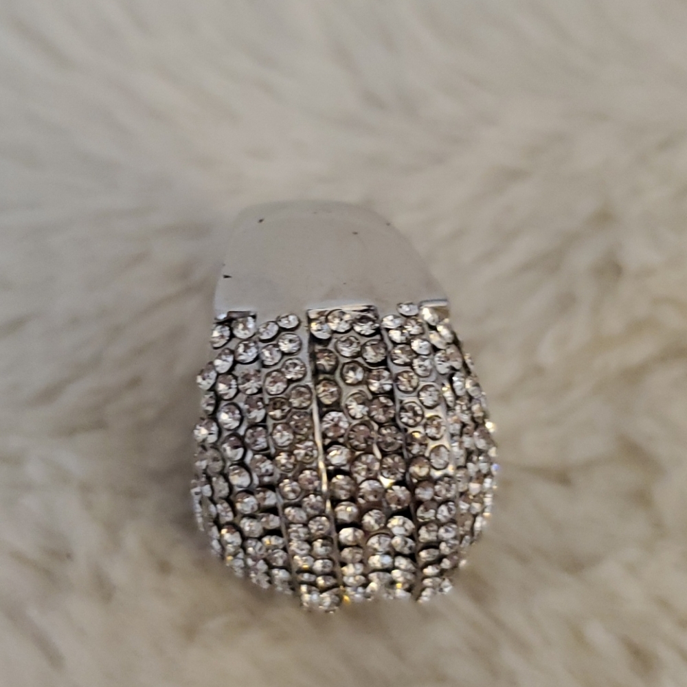 Rhinestone Statement Ring - image 5